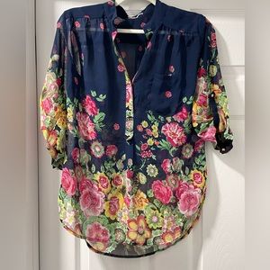 Floral Blouse, Boutique Brand